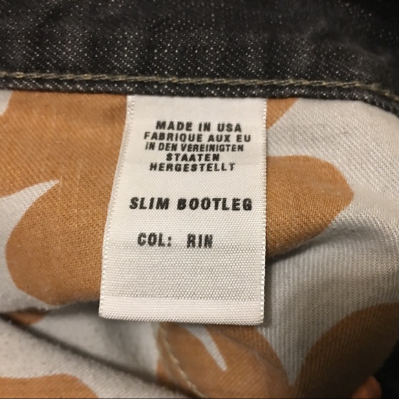 Lucky Brand Slim Bootleg Grey Jeans Size 33 - Picture 8 of 8